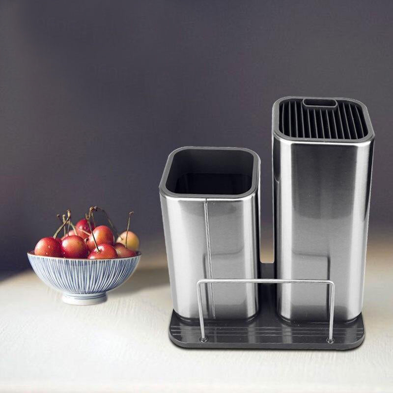 Universal Knife Holder, Stainless Steel